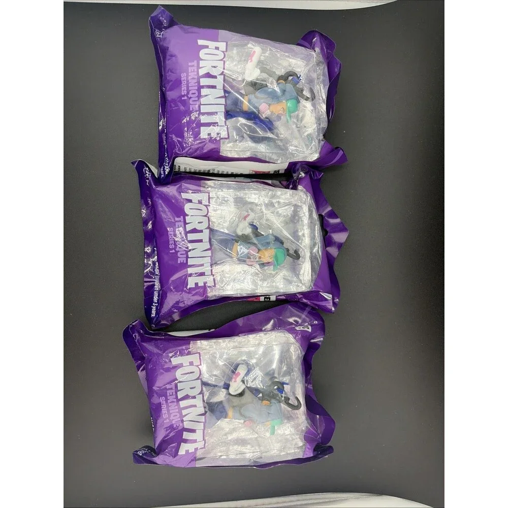 Fortnite Series 1 Collectible Figures/Backpack Clip Lot Of 8 New Sealed